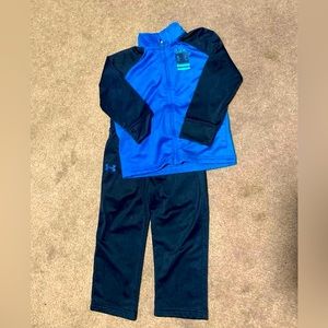 Under Armour baby boy 24 month tracksuit outfit set. Like new!